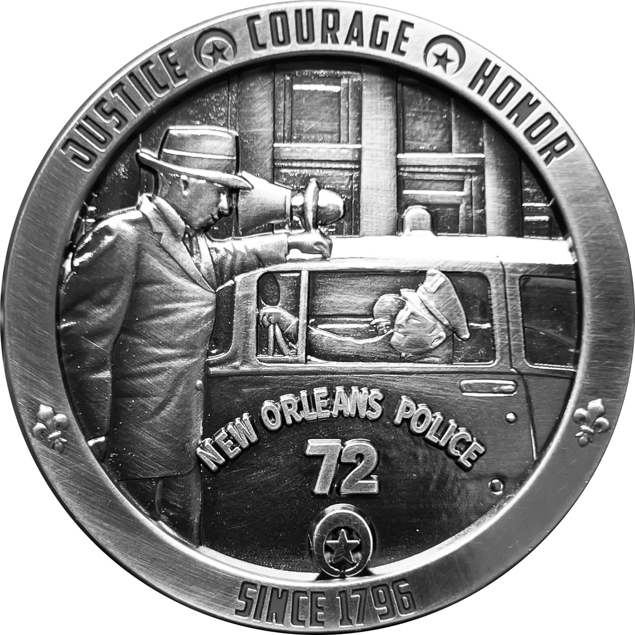 Vintage stye New Orleans Police Department Challenge Coin NOLA NOPD GL11-005