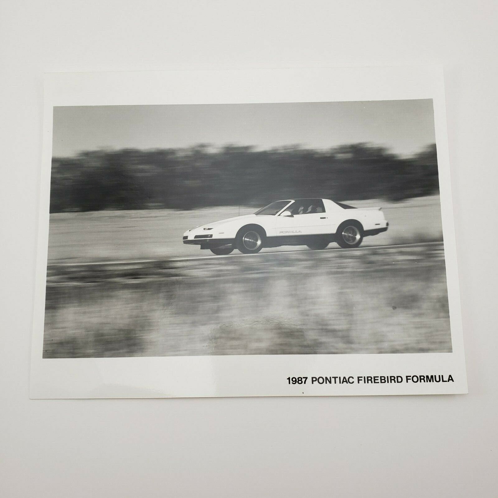 1987 Pontiac Firebird Formula Press Release Photo For Release 1986