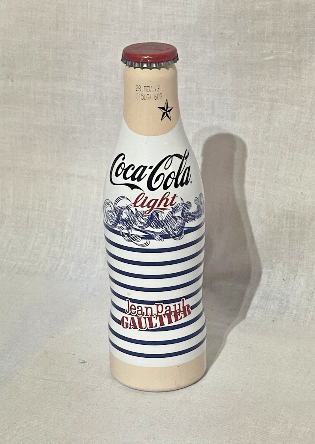 Retro Jean Paul Gaultier Coca Cola Light 250ml Collectors Bottle Rare Read