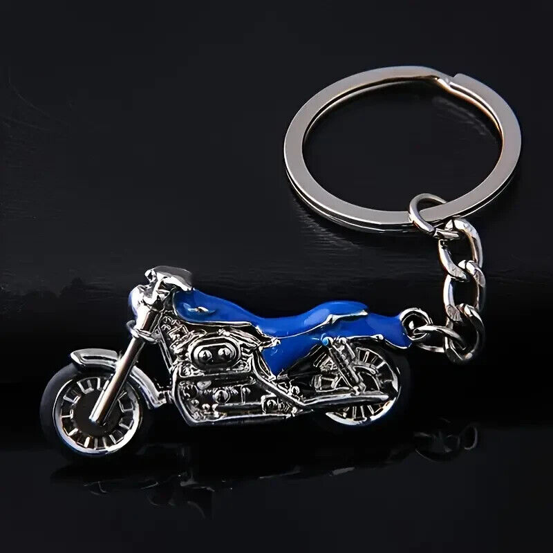 Creative Motorcycle Shaped Car Keychain Purse Bag Pendant Decoration Gift Trendy