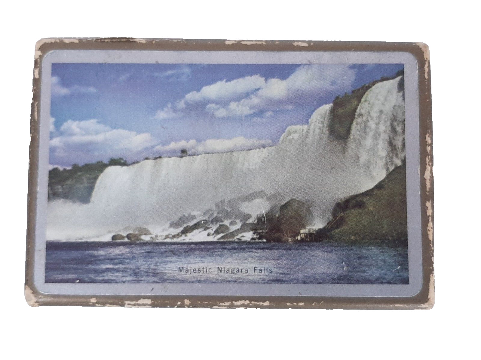 Vintage 1930s Niagara Falls New York Central System Playing Card Deck in Box