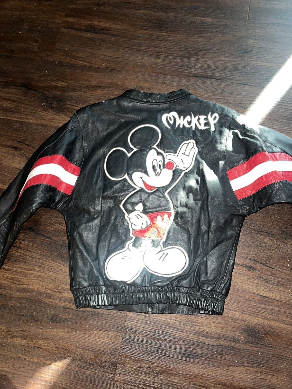 youth mickey mouse custom vintage jacket (Novedades Gonzalez )hecho en Mexico