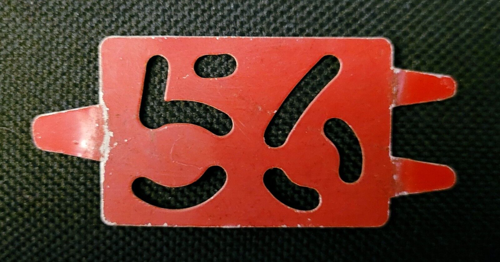 🤏 - CONNECTICUT - 1956 license plate date tab, nice original 