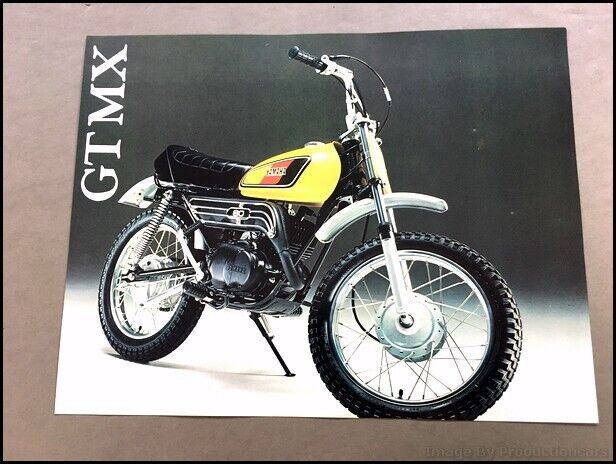 1978 Yamaha GT MX GTMX Motorcycle Dirt Bike Vintage Sales Brochure Folder