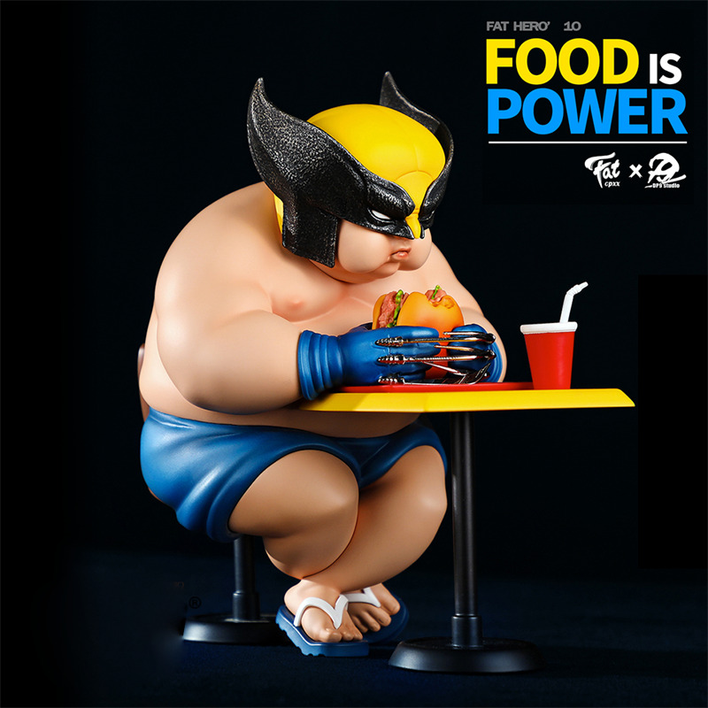CPXX x DP9 STUDIO Fat Wolverine Limited Fashion Painted Resin Figure New Stock
