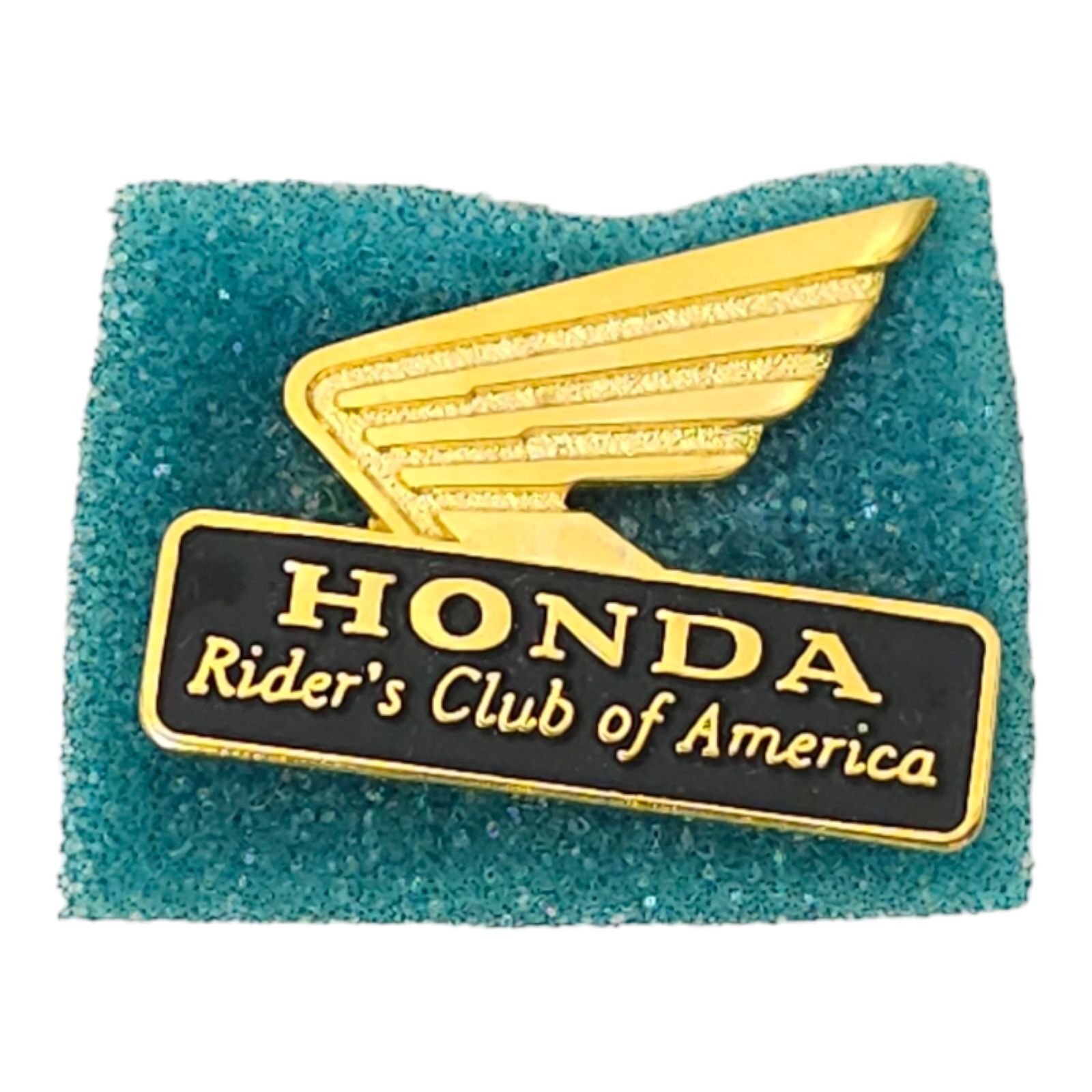 Honda Riders Club Of America Gold Wing Clasp Back Lapel Pin Vintage 1999 NOS