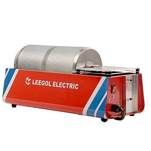 Leegol Electric Rock Tumbler Machine Professional Double Barrel 