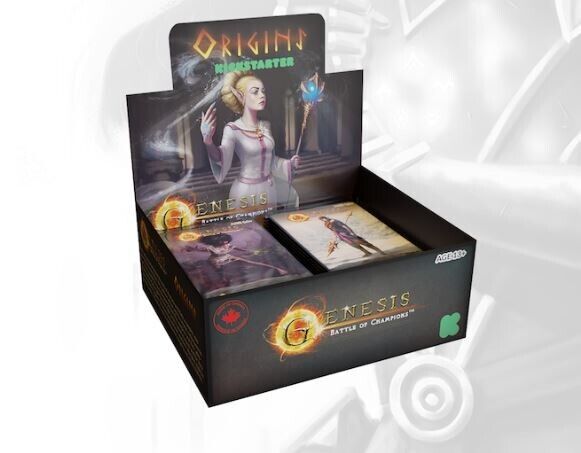 Genesis Battle of Champions TCG - Origins - Kickstarter - Booster Box - Sealed 