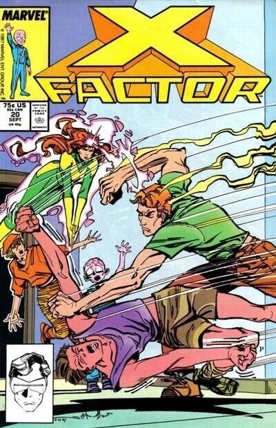 X-Factor (1986) #20 Direct Market VF+. Stock Image