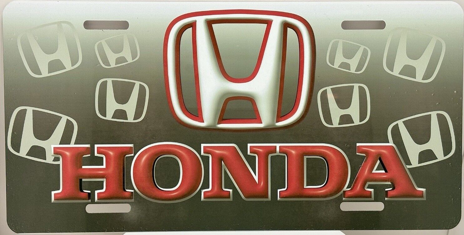 Customized Honda Logo Aluminum Car Tag License Plates