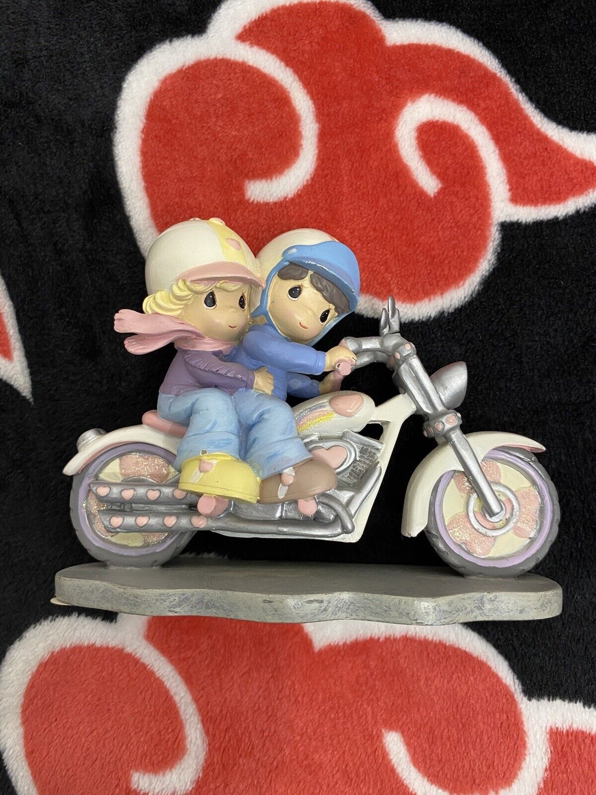 Precious Moments Two For The Road | Two Hearts … Two Wheels Motorcycle Figure