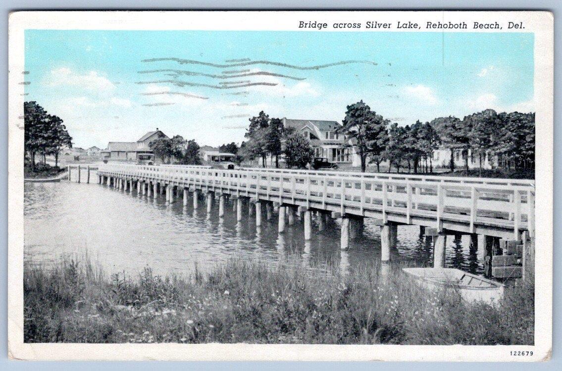 1939 REHOBOTH BEACH DELAWARE*DE* BRIDGE ACROSS SILVER LAKE*FROM 3 OAK AVENUE
