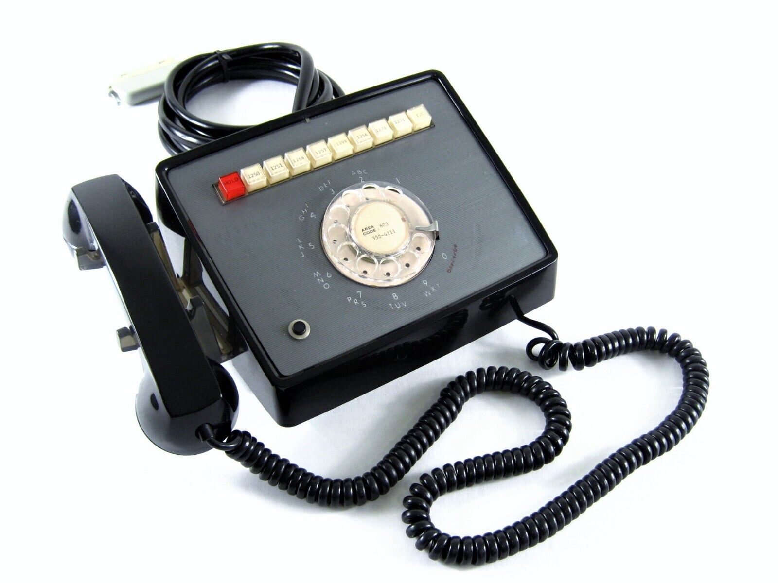 Vintage 1979 ITT Telephone 0830 Multi-Line Rotary Telephone