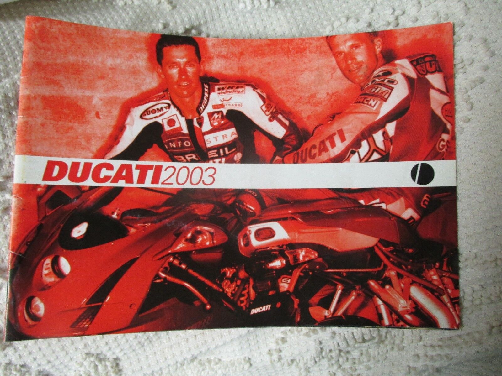 DUCATI MOTORCYCLE SALES BROCHURE  YEAR 2003 WITH DEALER PRICE CARD