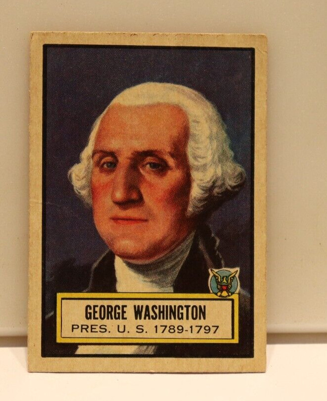 1952 TOPPS LOOK AND SEE#9 GEORGE WASHINGTON #7 of 9
