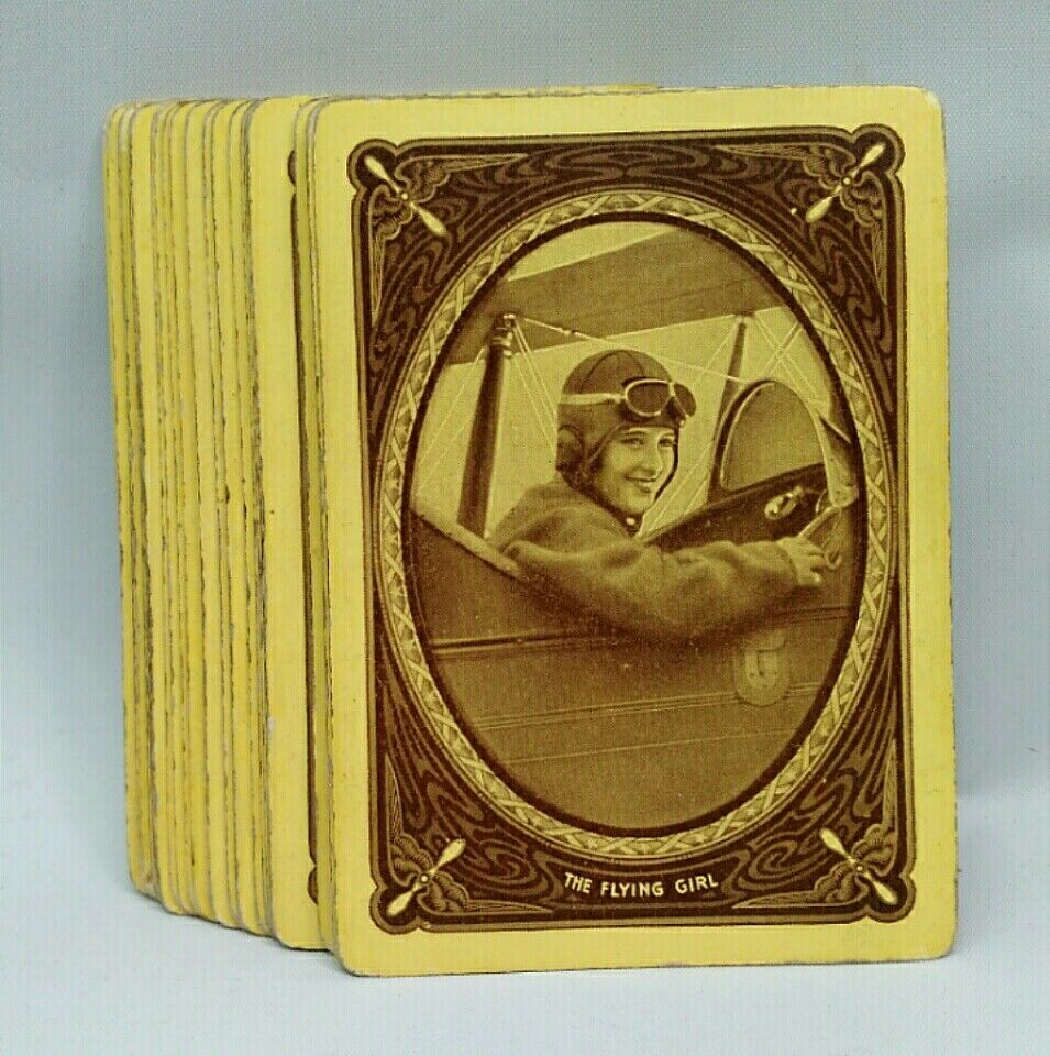 Ext RARE RUSSELL PLAYING CARD Co. THE FLYING GIRL \