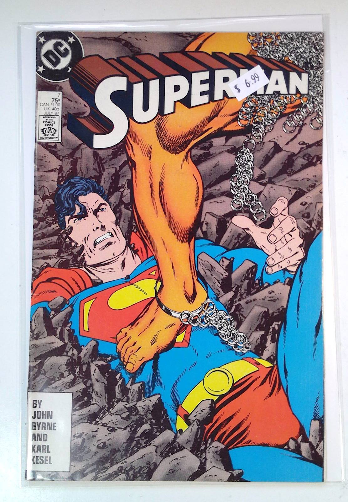Superman #7 DC Comics (1987) 2nd Series Key 1st Appearance Rampage Comic Book