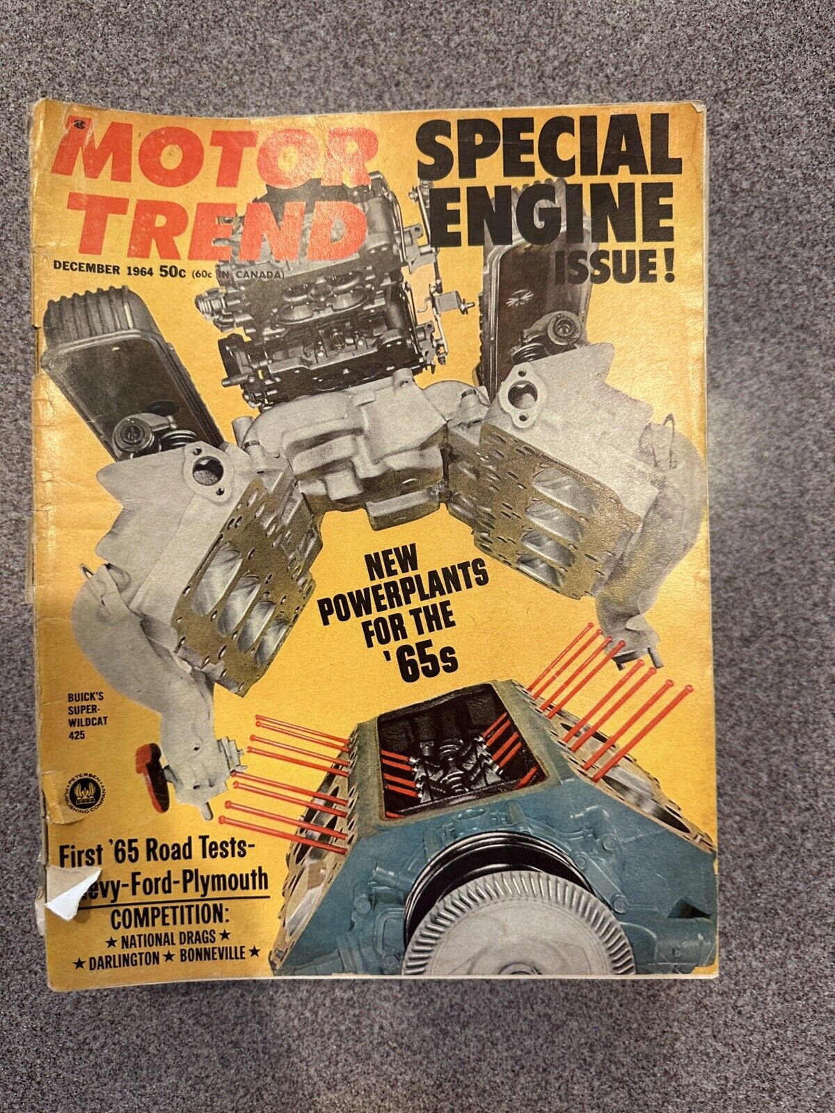 Motor Trend Vintage Magazines 1963-1964