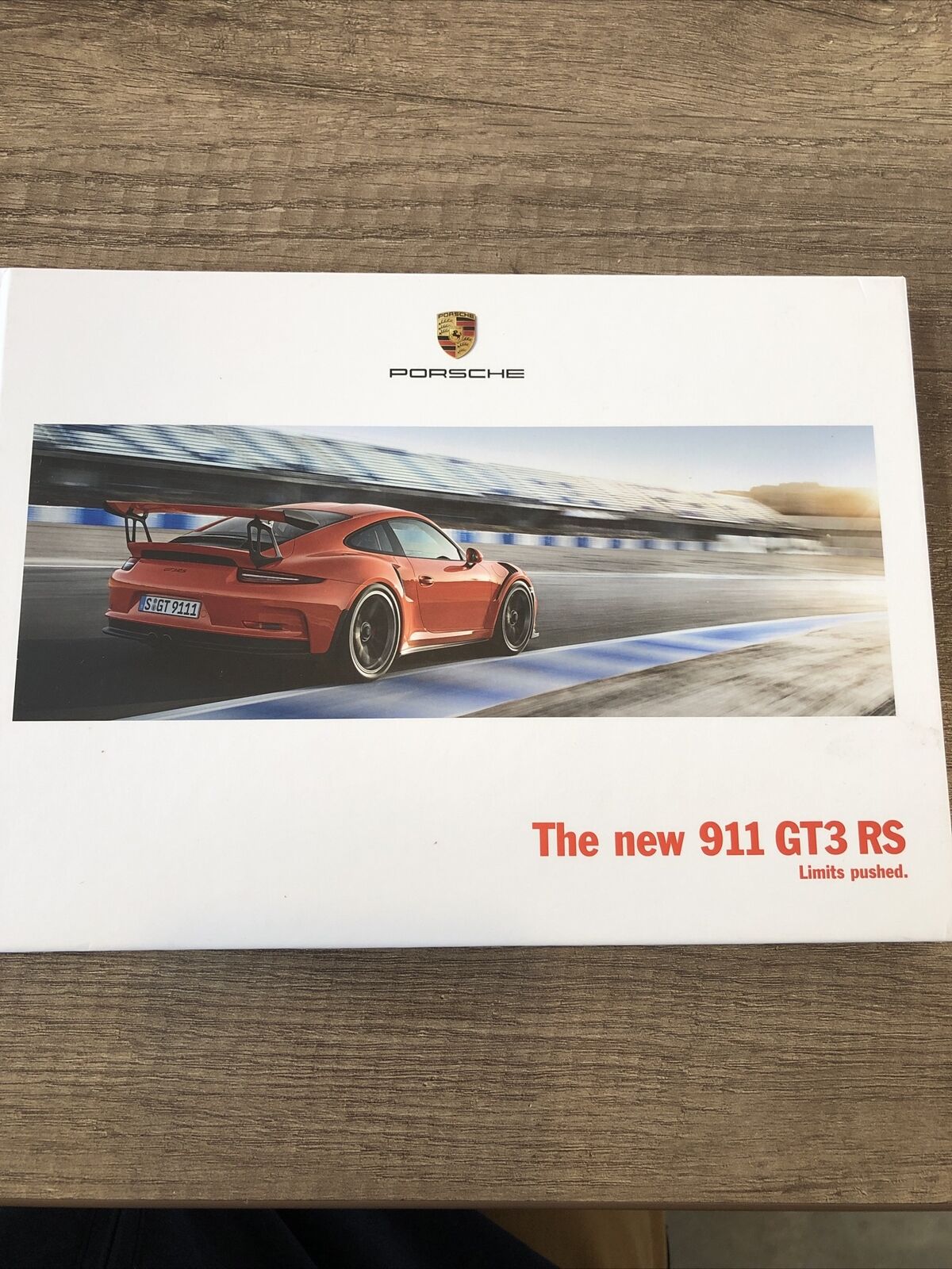 AWESOME 2015 PORSCHE NEW 911 GT3 RS SHOWROOM BOOK