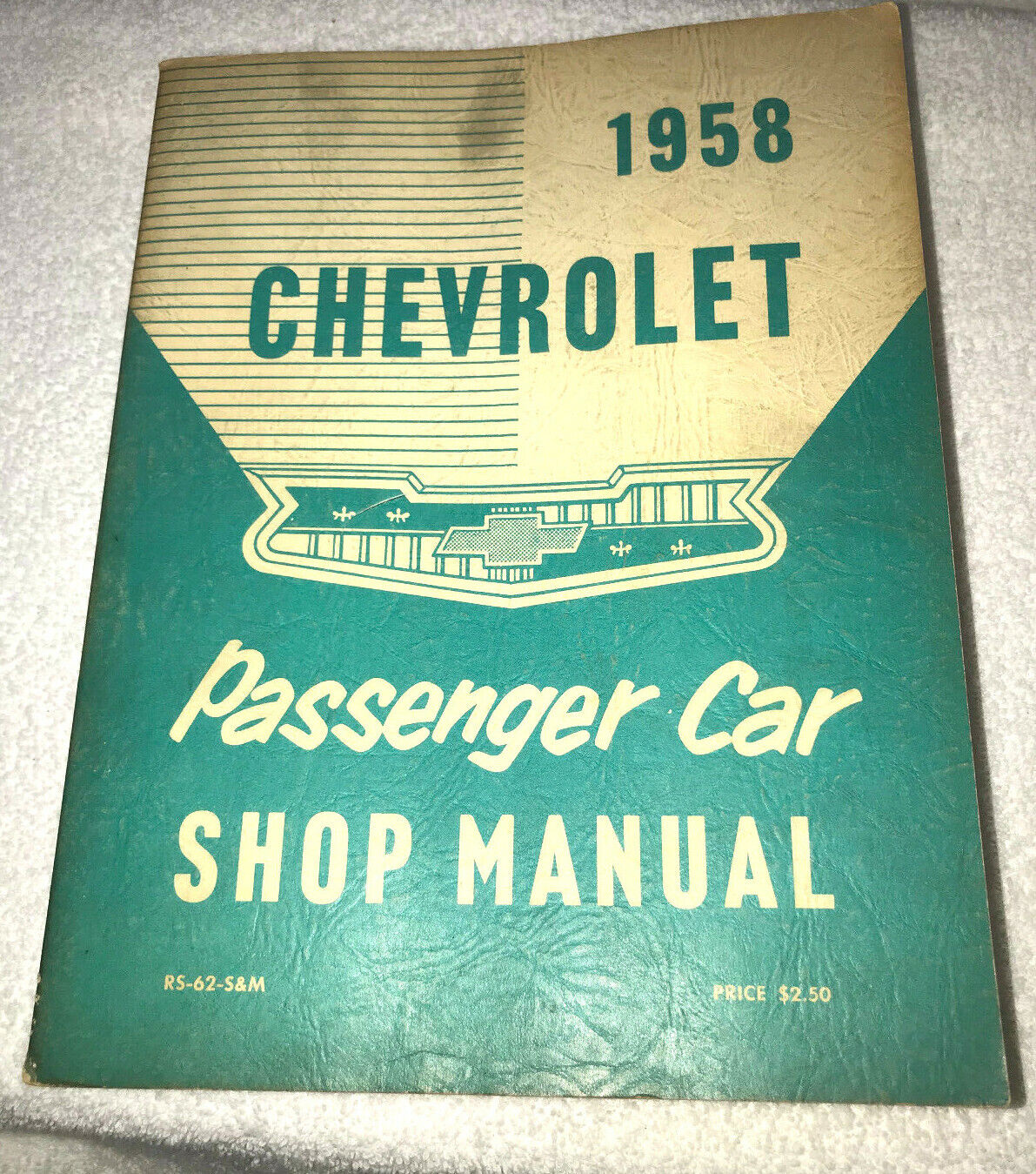VTG 1958 Chevrolet Passenger Car Shop Service Repair Original Dealer Manual