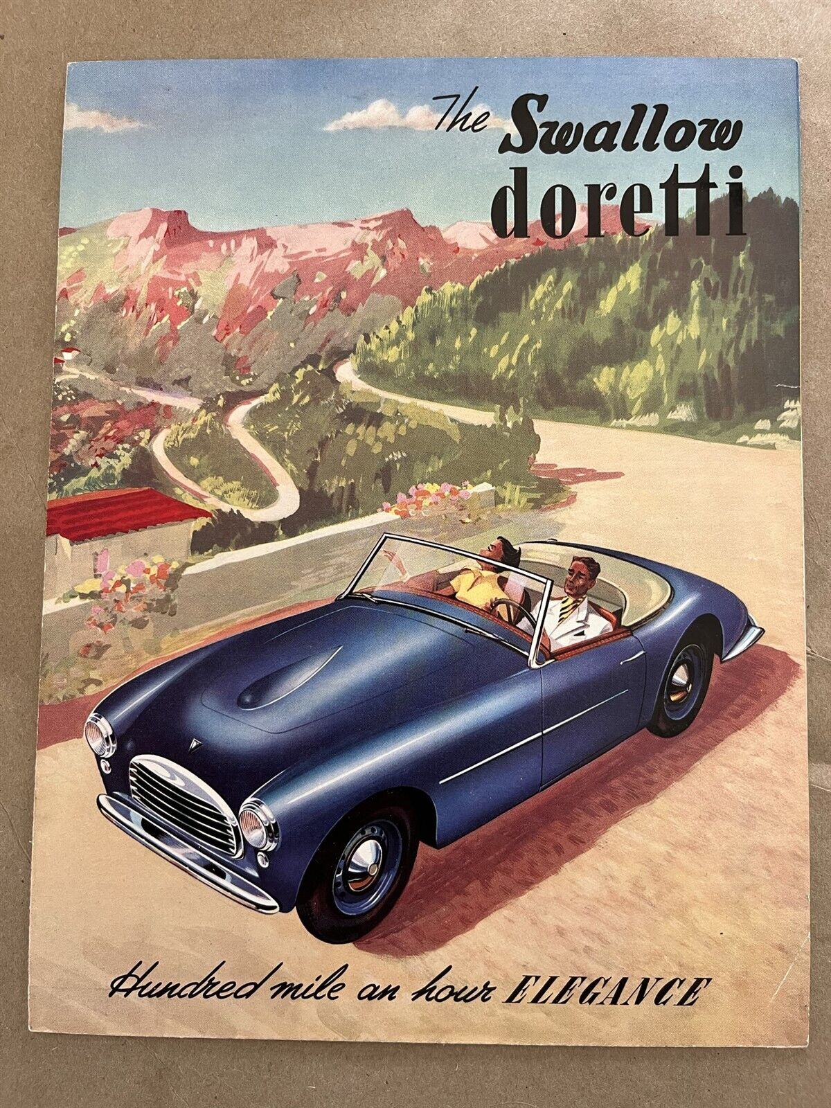 The Swallow Doretti 1954-1955 brochure catalog original 4p Triumph mechanicals