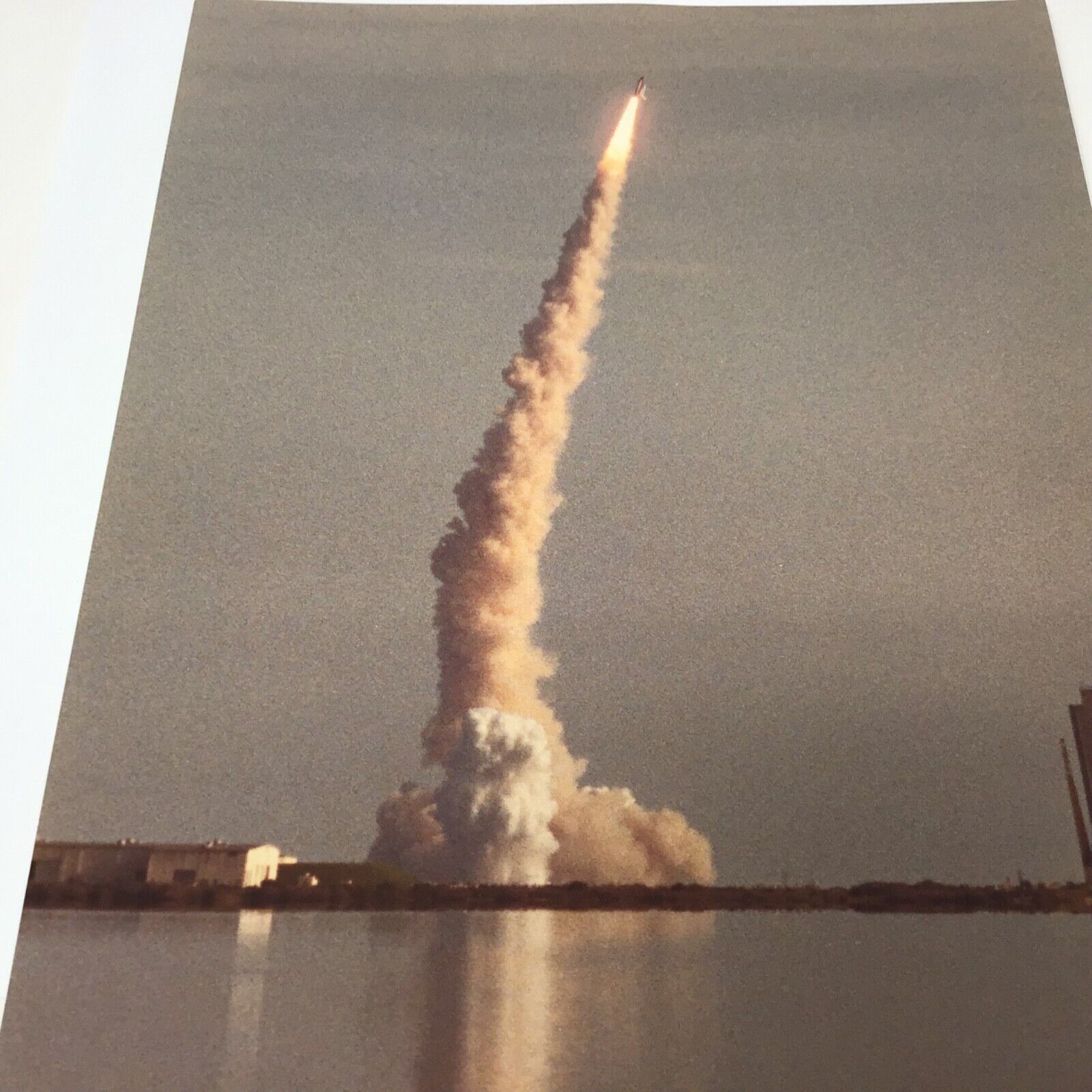 Vintage NASA Space / Launch Photo Kodak Paper Watermark, Blue  1972
