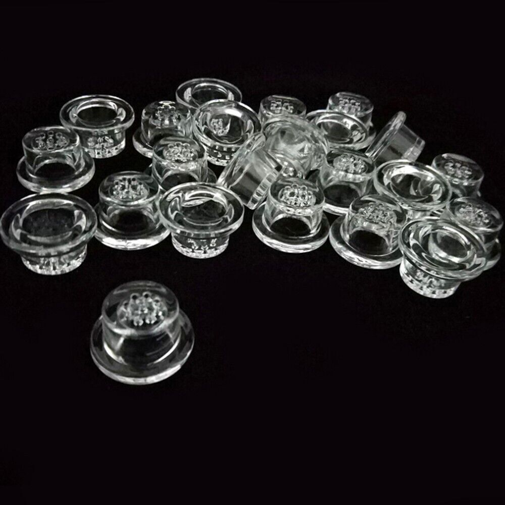 10Pcs 9Holes Glass Bowl Replacing For Silicone Smoking Pipe Cigarette Accessorie
