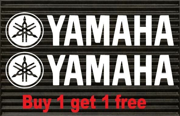 2 X YAMAHA Drum Logo Decal Sticker Truck Music Buy one get one FREE