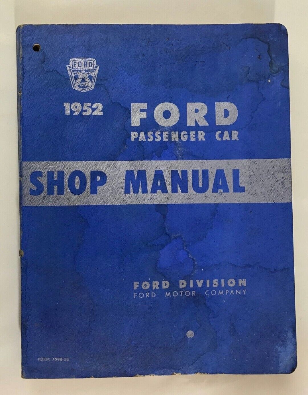 1952 FORD PASSENGER CAR SHOP MANUAL 352 PAGES