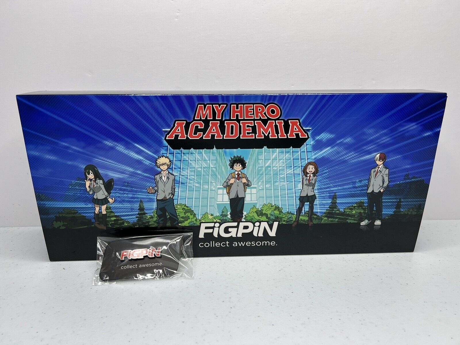 FiGPiN My Hero Academia Box Set LE 500 With L24 Logo Pin LOCKED Fig Pin