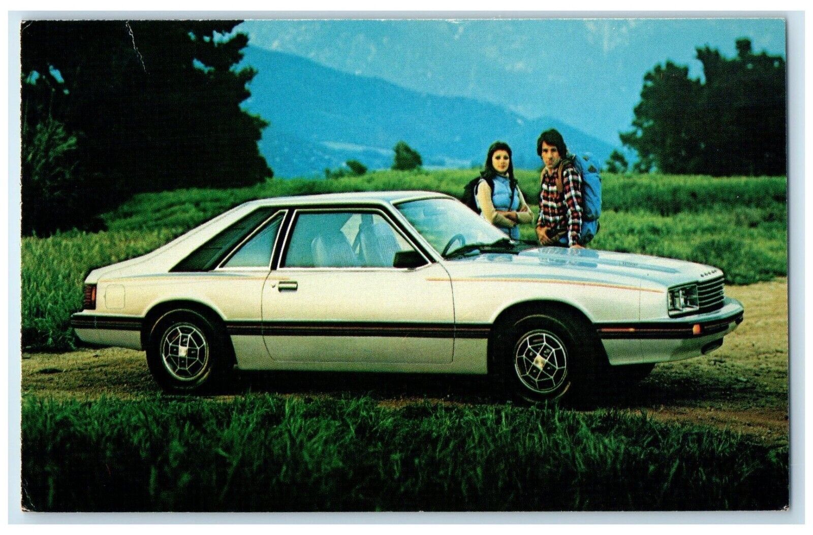 1979 Mercury Capri McCauley Motors Dealership Merced California CA Postcard