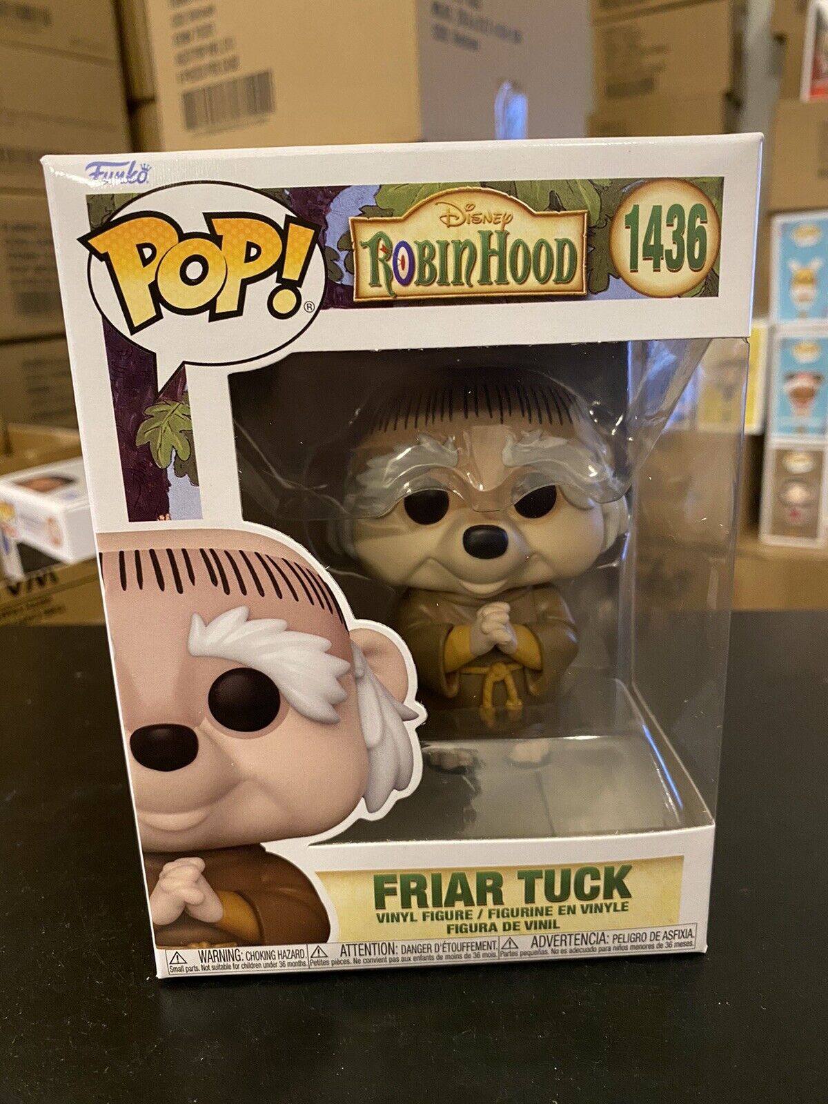 Funko Pop Disney: Robin Hood - Friar Tuck - Mint - In Stock - Ships Now