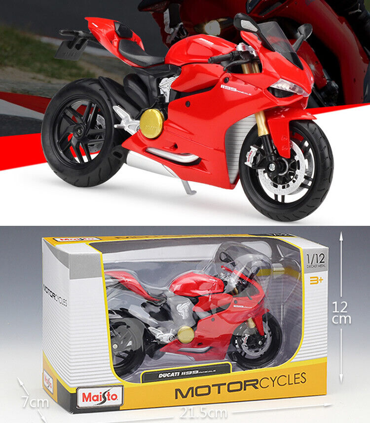 MAISTO 1:12 DUCATI 1199 Panigale DIECAST MOTORCYCLE BIKE MODEL Toy GIFT NIB