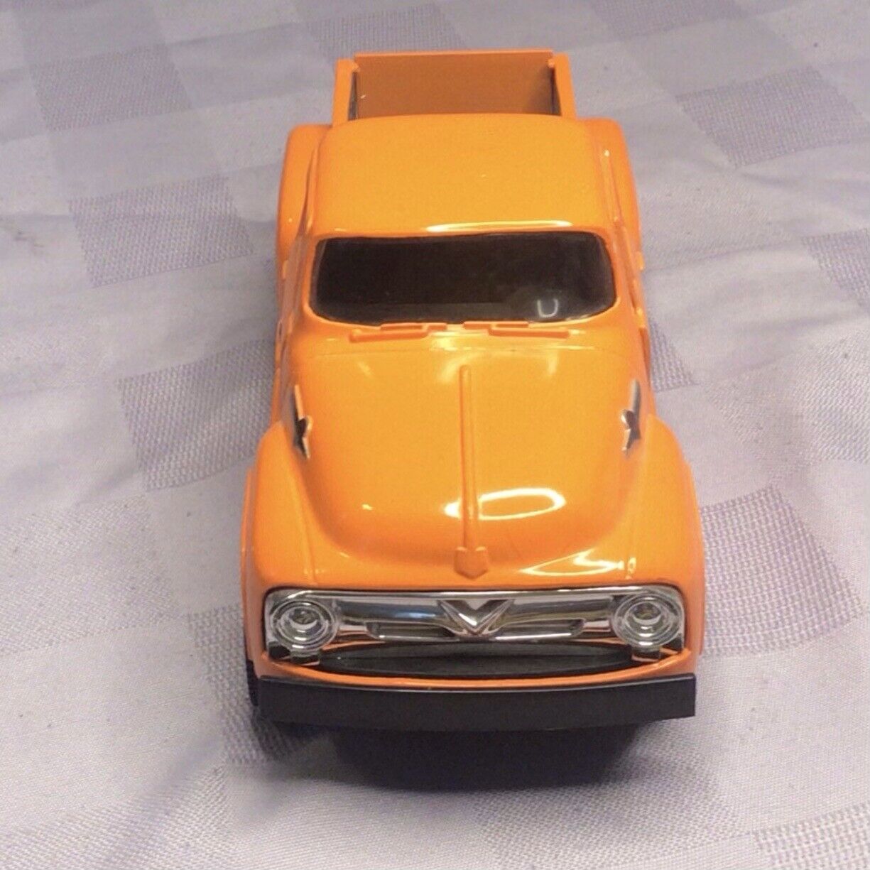 vintage 1956 orange ford pickup F100 gifts for men toy lovers truck collectors