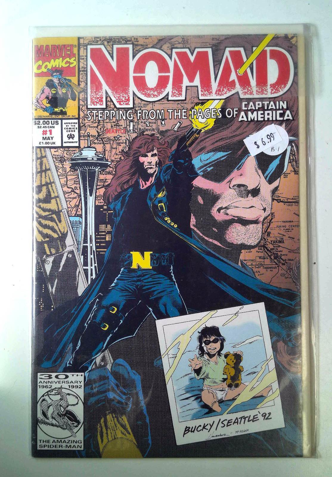 Nomad #1 Marvel Comics (1992) NM- 1st Print Comic Book