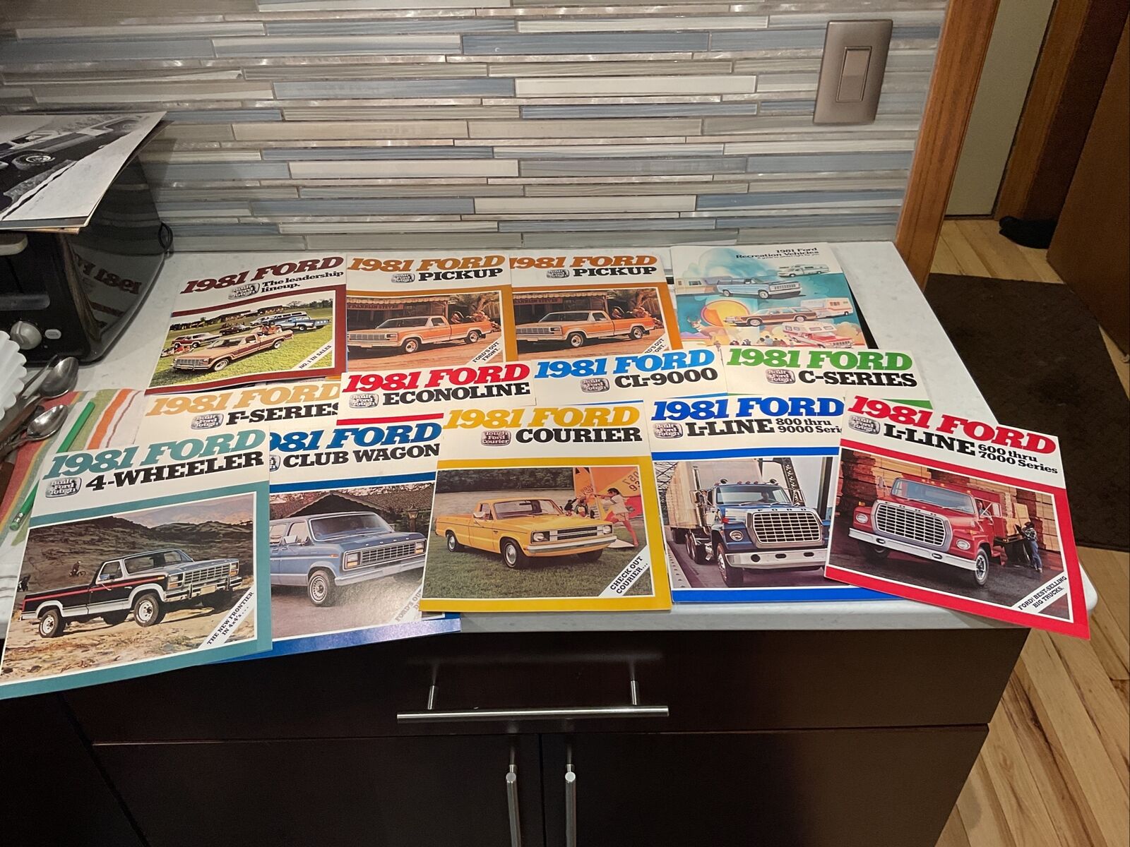 1981 Ford Trucks Original Sales Brochures 14 Pieces Includes Bronco