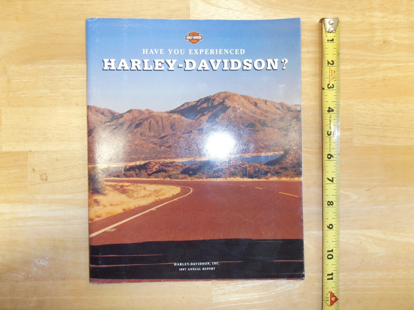 Harley-Davidson 1997 Annual Report~motorcycles~95th anniversary ride route map