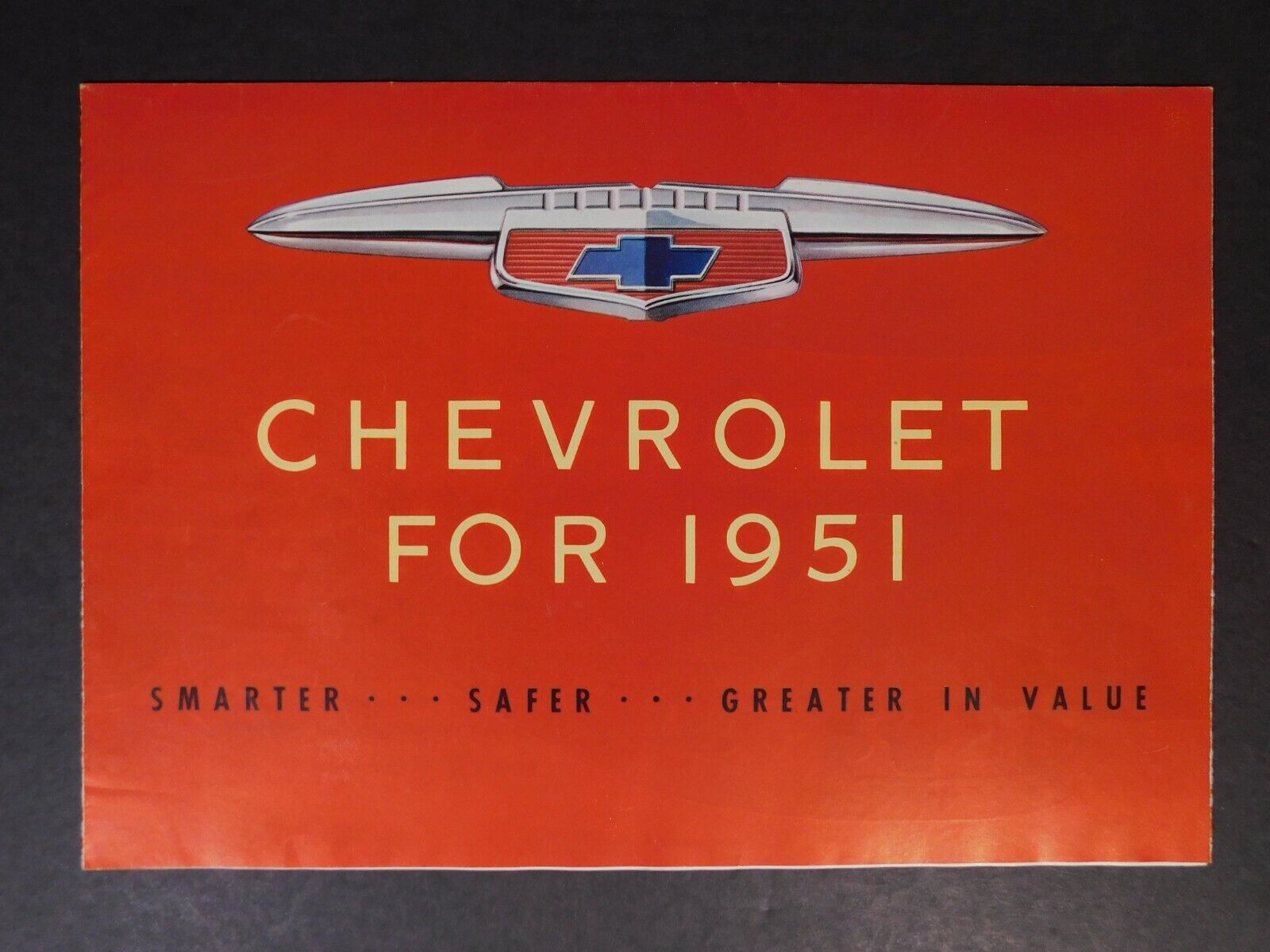 1951 Chevrolet Color Sales Brochure Several Models Ex Colors - Ex Cond