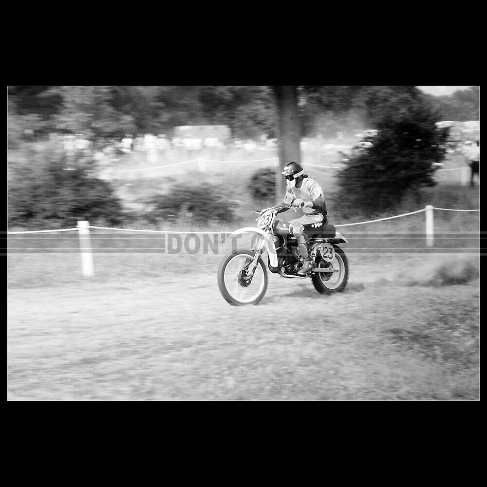 1976 Photo M.001026 BRAD LACKEY 360 HUSQVARNA DODINGTON PARK MX MOTORCYCLE CROSS