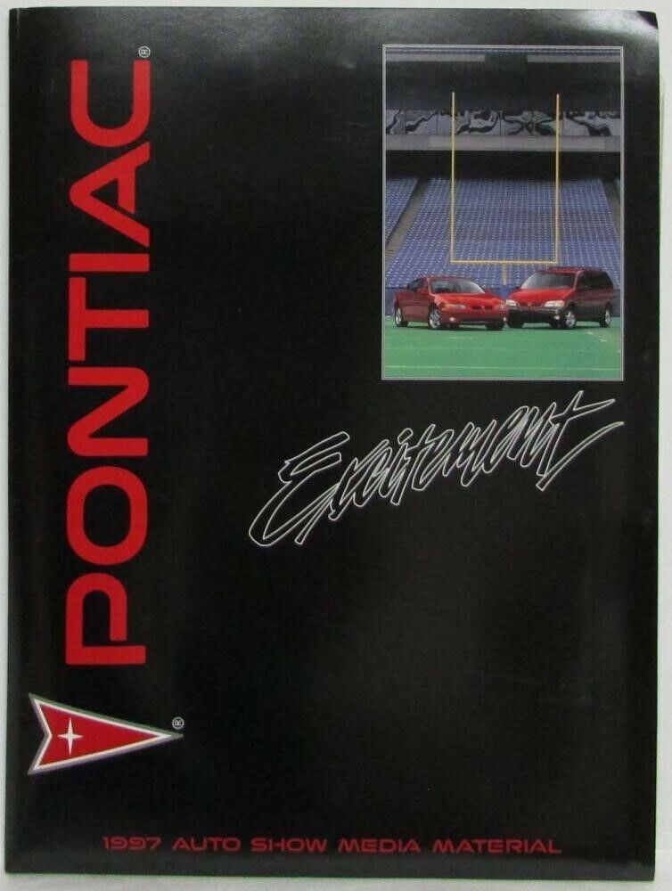 1997 Pontiac Auto Show Press Kit Grand Prix Trans Am Firebird Bonneville