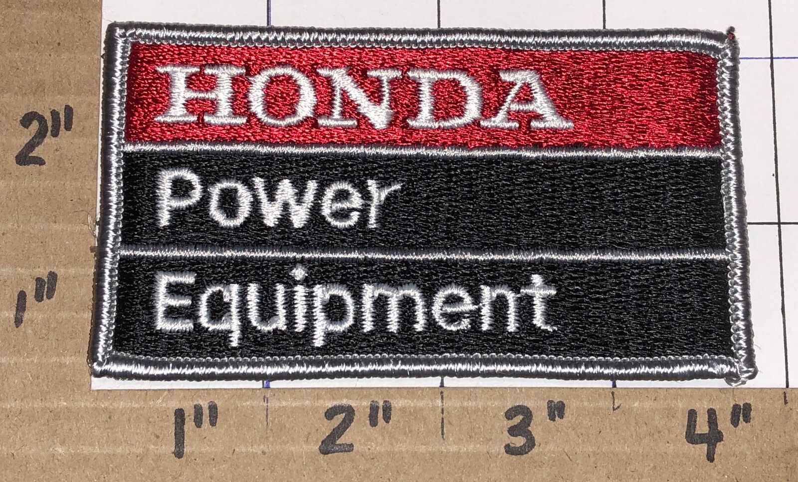 1 RARE 80\'S TEAM HONDA POWER EQUIPMENT MOTORCYCLE MOTORCYCLES MOTOR CREST PATCH