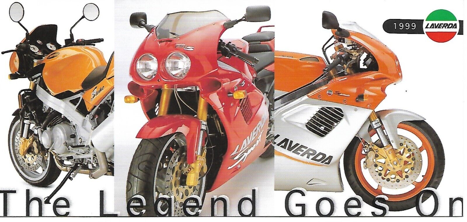 Motorcycle Brochure - Laverda - Strike 750 Sport 750S Formula TTS 1999 (DC966) N