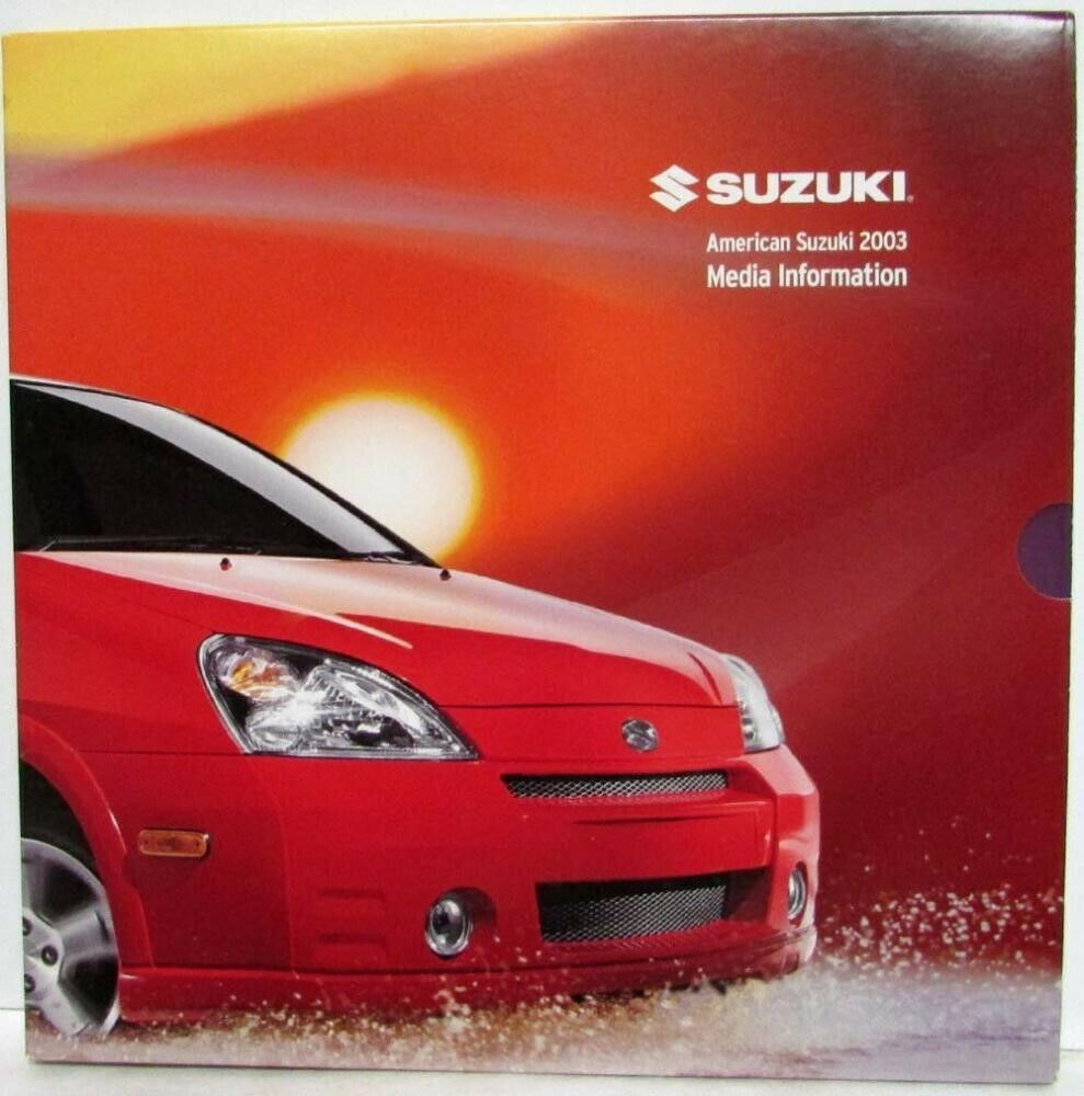 2003 Suzuki Full Line Press Kit - Aerio Grand Vitara XL7