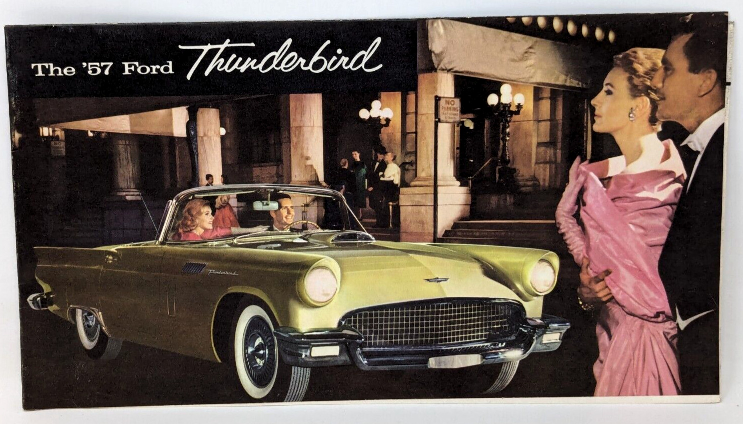Vintage 1957 57 Ford Thunderbird T-Bird Car Sales Dealer Brochure Pamphlet A24