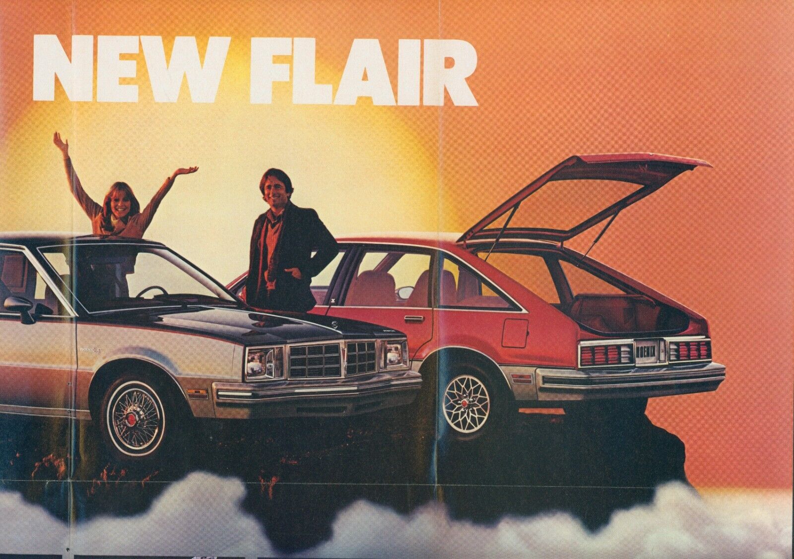 1979 Pontiac Phoenix Coupe Hatchback New Flair Poster Vintage Print Ad SI3