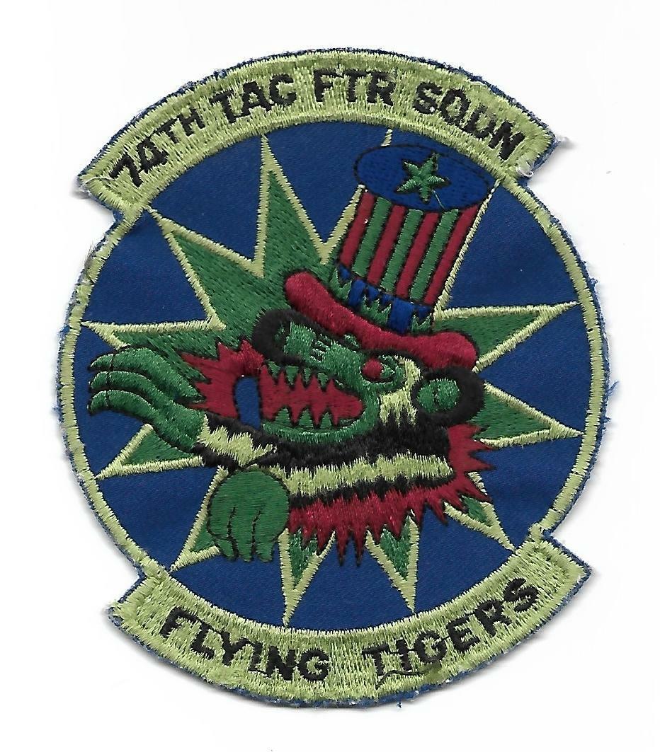USAF 74th TACTICAL FIGHTER SQUADRON 4.5 inch used patch 