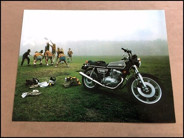 1976 Yamaha XS500 Motorcycle Bike Vintage Original Sales Brochure Folder