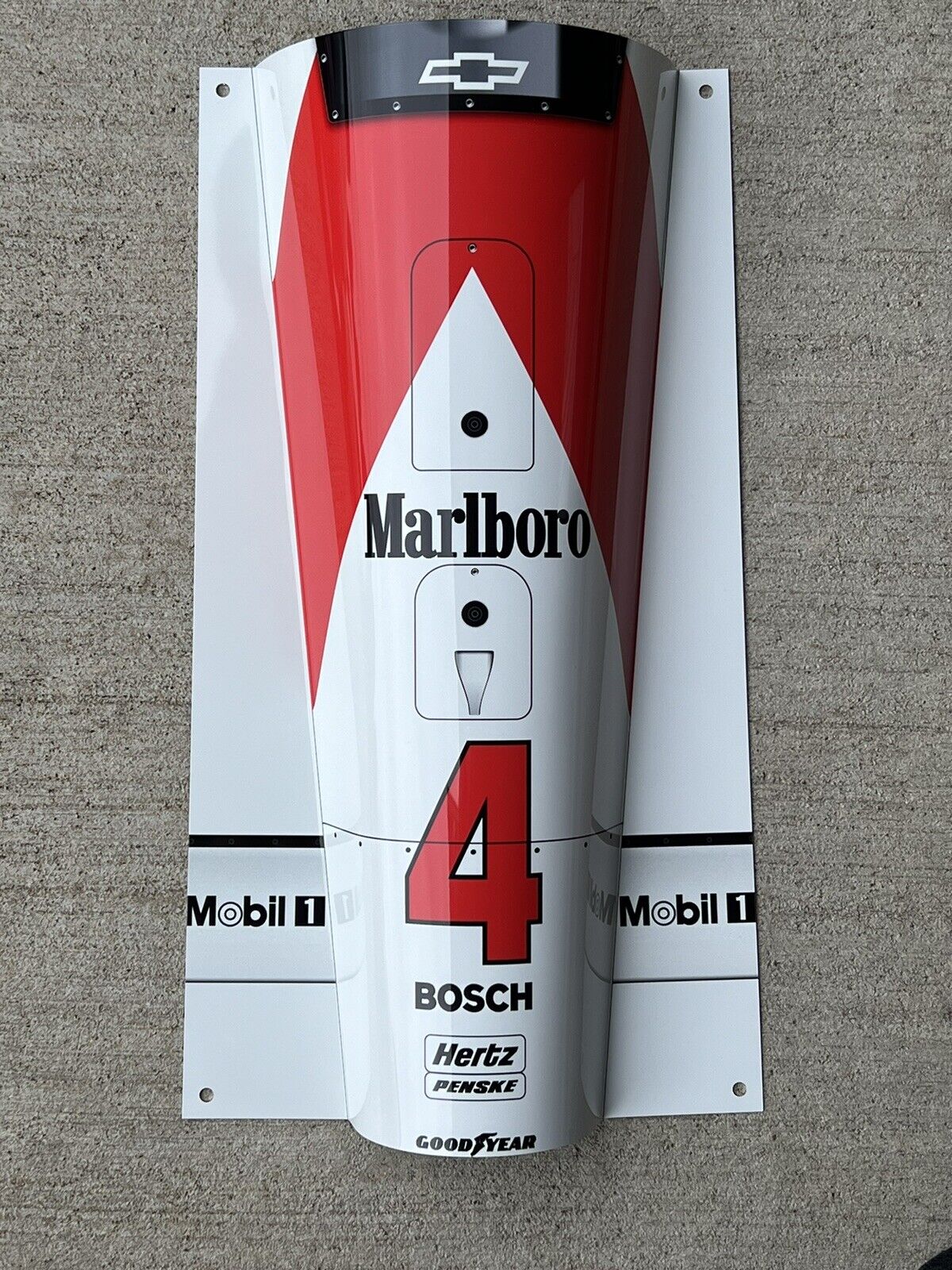 WOW 1993 Emerson Fittipaldi Race Car nose Style Sign Indy 500