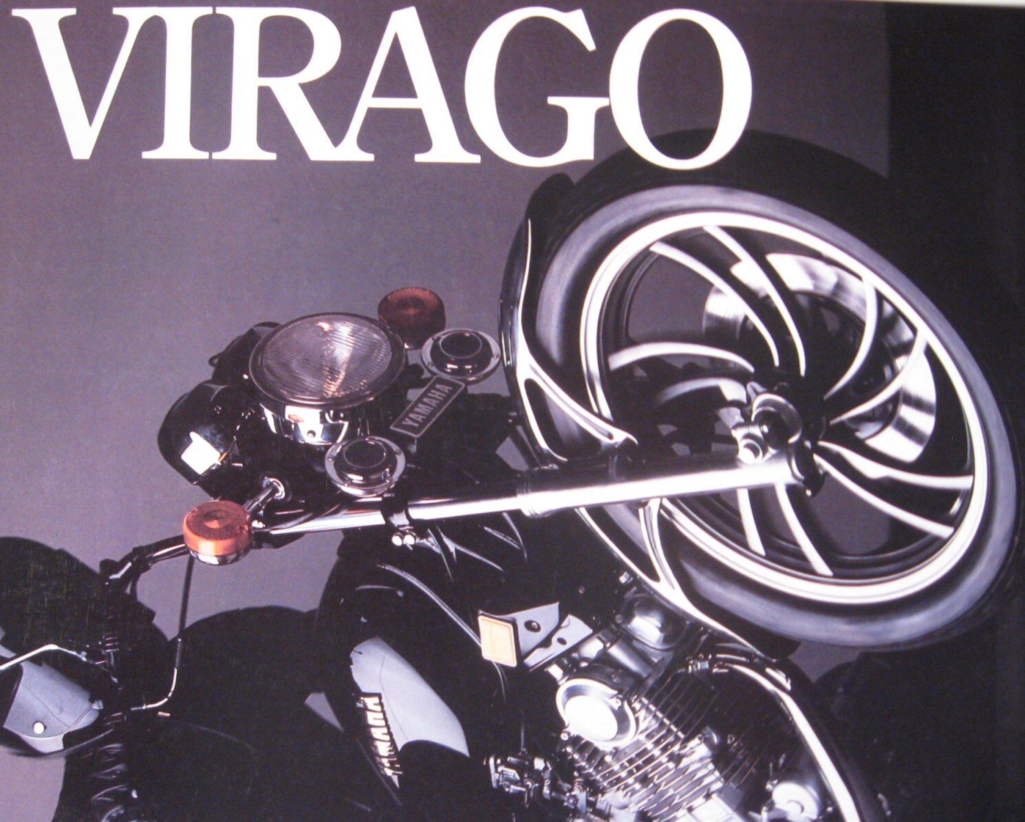 Yamaha Virago 750 Motorcycle Brochure, Original 