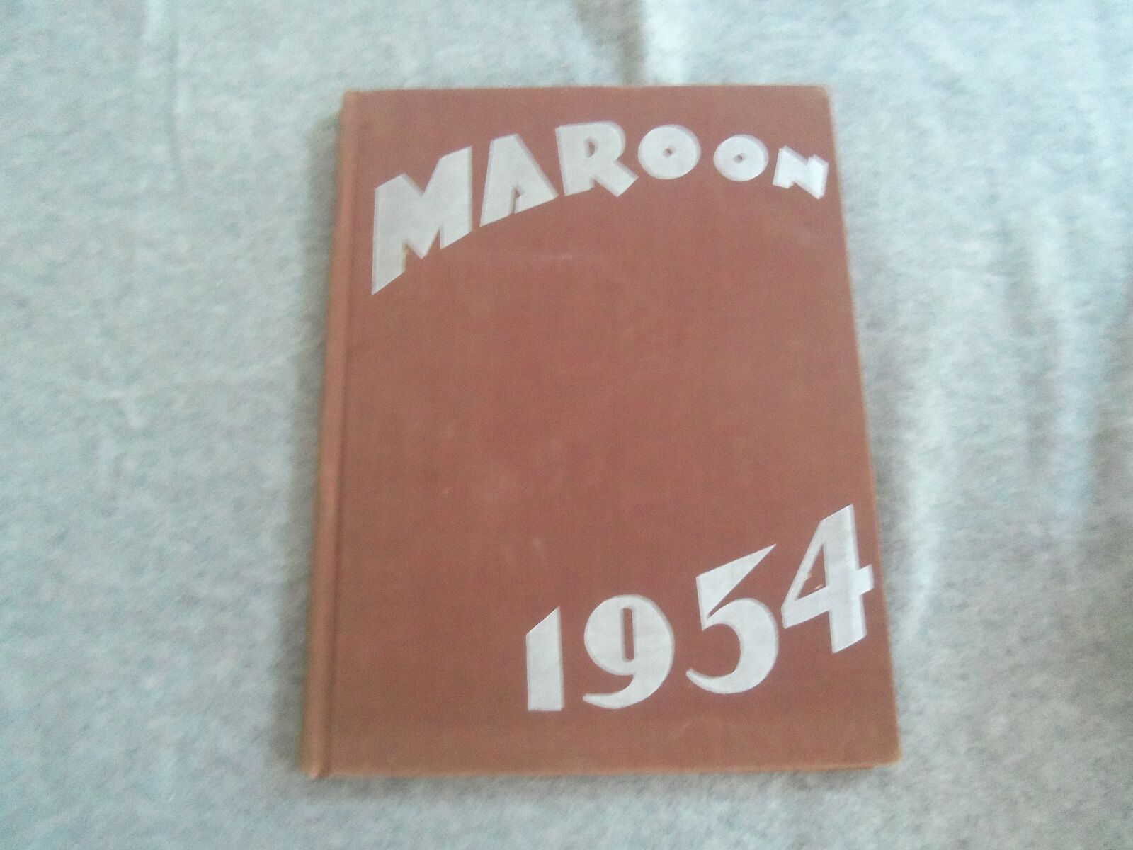 1954 MAROON KINGSTON HIGH SCHOOL YEARBOOK - KINSTON, NEW YORK - YB 2923